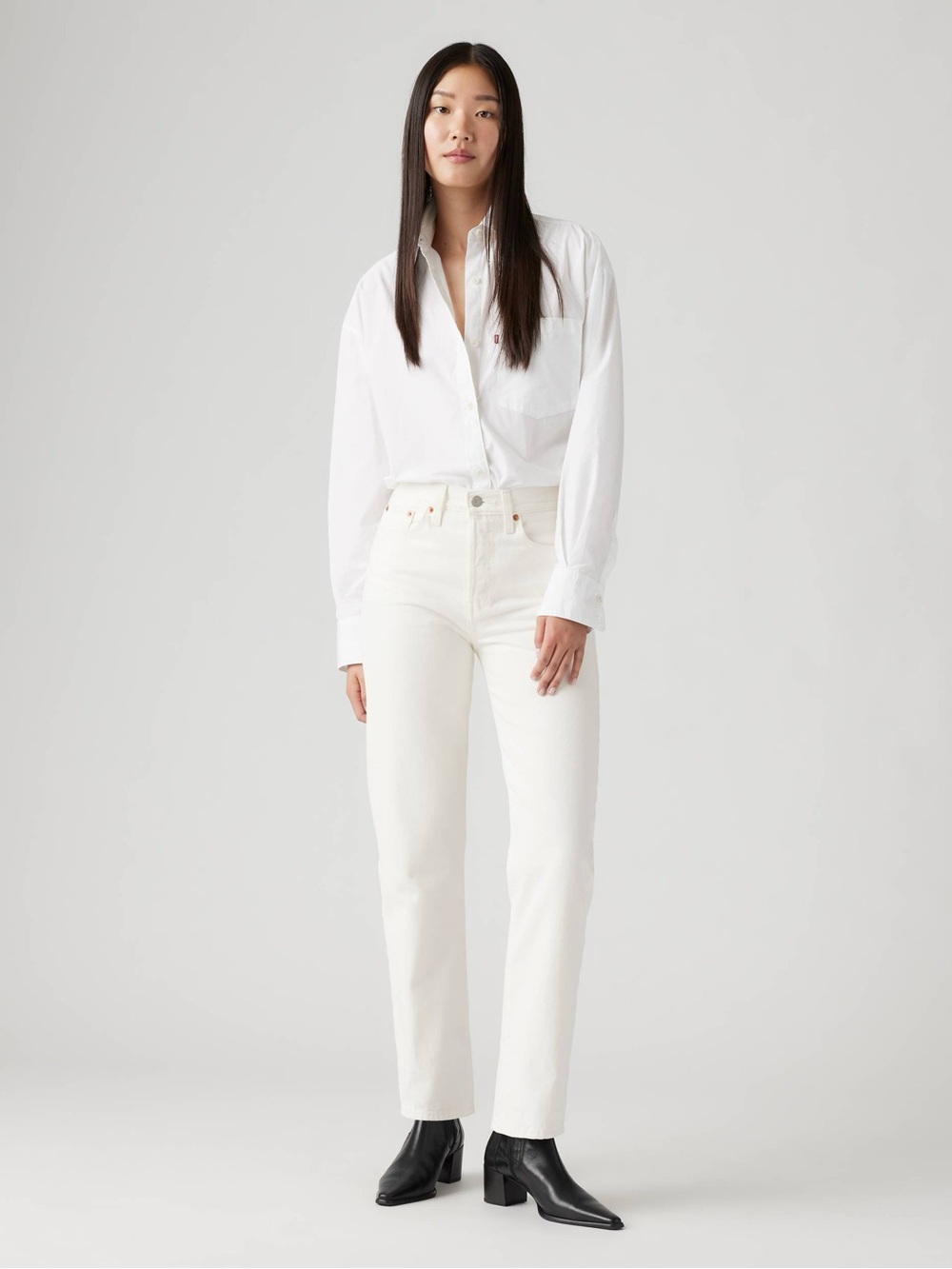Levi's Wedgie Straight-Leg High-Rise Jeans